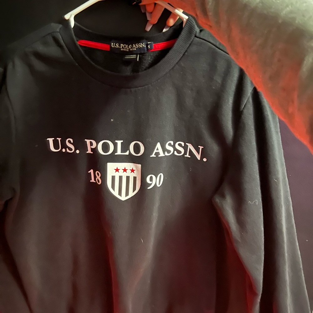 black us polo assn. crew neck never worn
